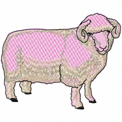 Sheep Embroidery Design 7 Sheep Embroidery Design 7